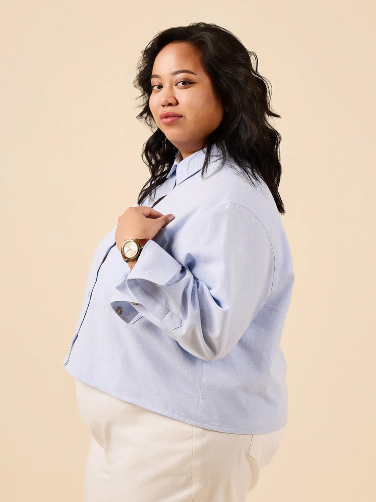 Pattern Button Up CLOSET CORE PATTERNS • JENNA BUTTON-UP SHIRT & DRESS • PATTERN SCISSORS ...