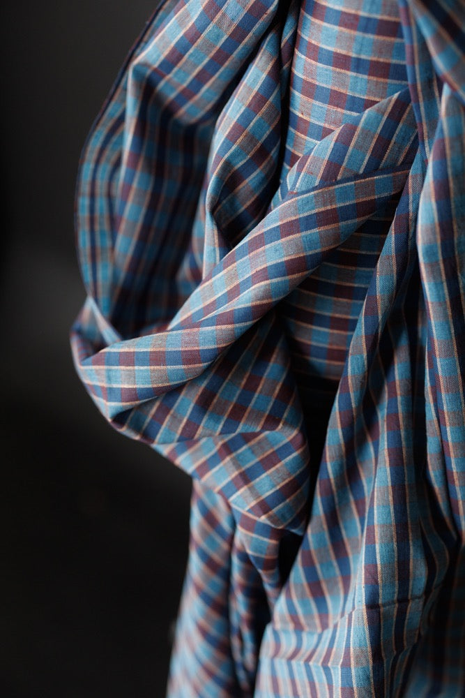 INDIAN COTTON • HANDLOOMED •  Beetle Bum $46.00/metre