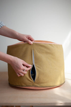 ZERO WASTE POUFFE • PDF Pattern