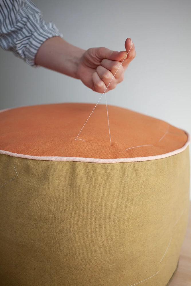 ZERO WASTE POUFFE • PDF Pattern