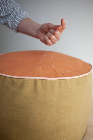 ZERO WASTE POUFFE • PDF Pattern