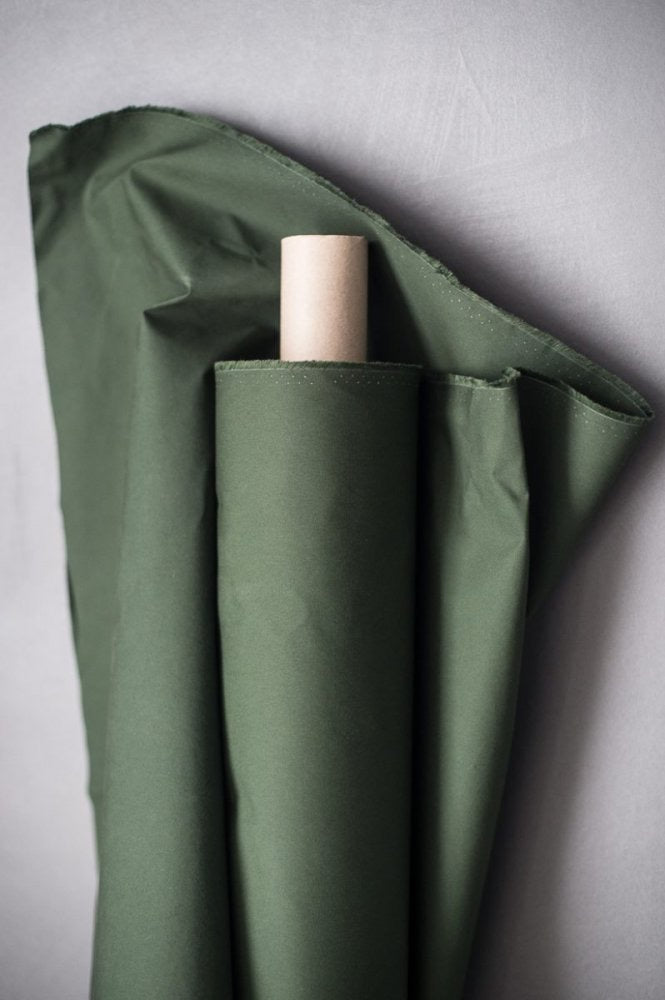 DRY ORGANIC COTTON OILSKIN • Fern $79.00/metre