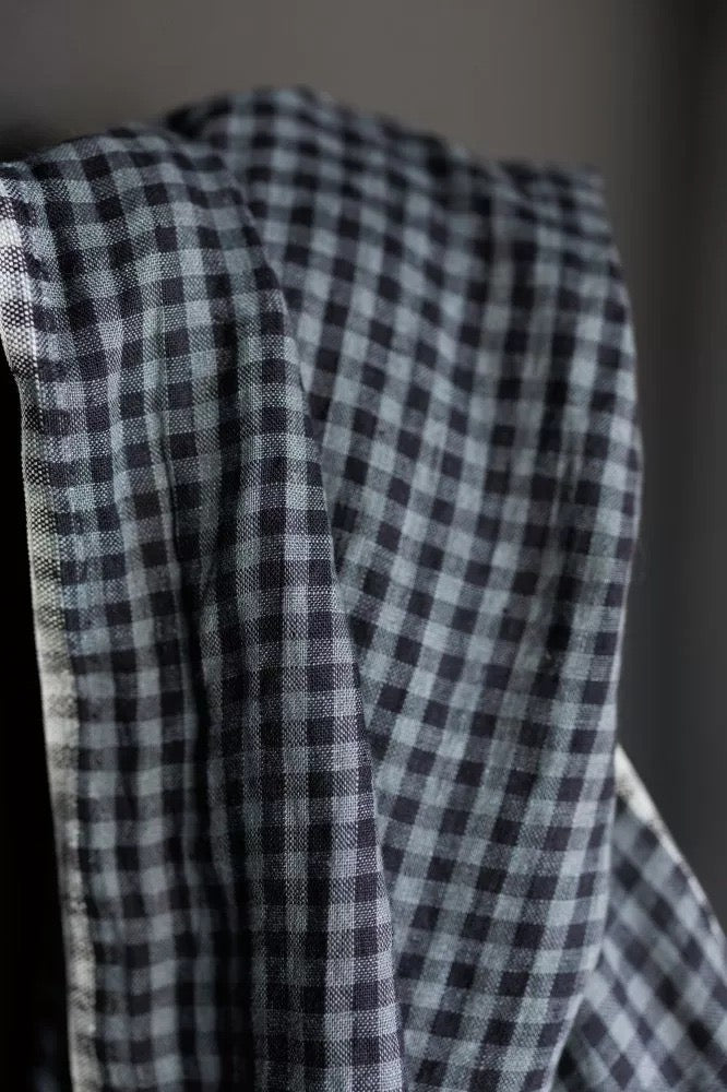 Studio Gingham Linen by Merchant & Mills at Pattern Scissors Frock Australia