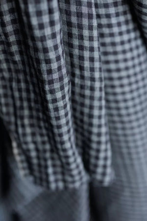 Studio Gingham Linen by Merchant & Mills at Pattern Scissors Frock Australia