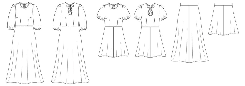 LULEE DRESS & SKIRT • Pattern