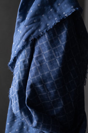 COTTON DOUBLE GAUZE • Yoku Blue $52.00/metre