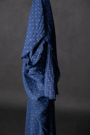 COTTON DOUBLE GAUZE • Yoku Blue $52.00/metre