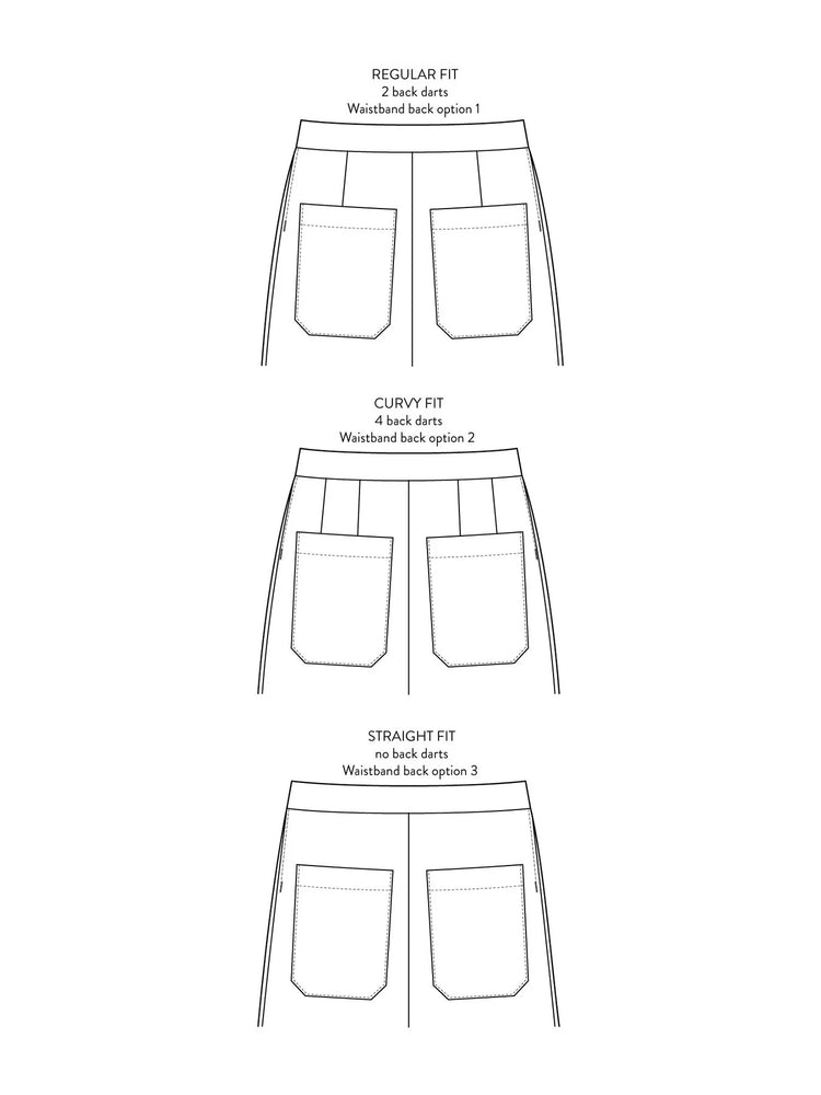 BARREL-LEG TROUSERS • Pattern