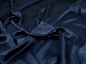 VISCOSE ECOVERO™ SATIN • BARDOT • Midnight $49.00/metre