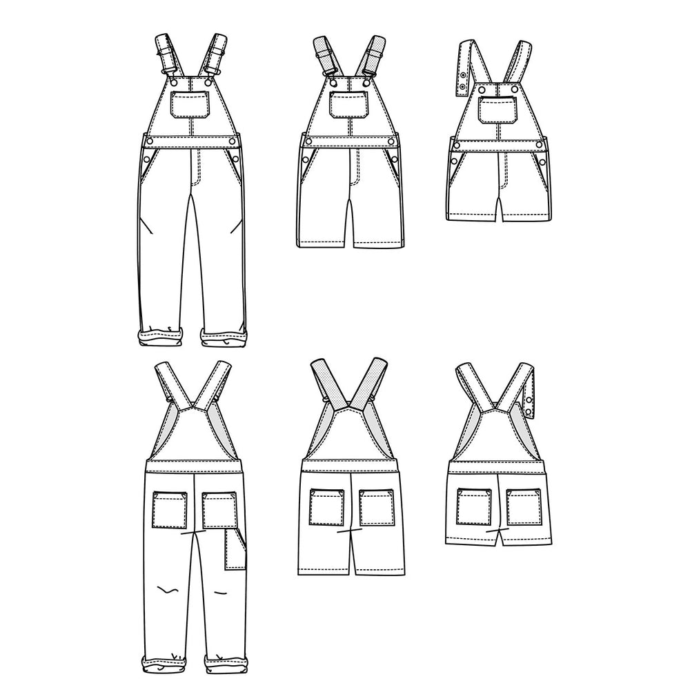 Lyon Overalls sewing pattern by Ikatee at Pattern Scissors Frock Australia