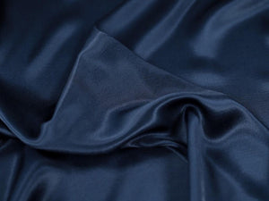 VISCOSE ECOVERO™ SATIN • BARDOT • Midnight $49.00/metre