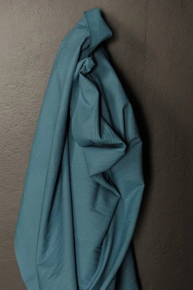 SOFT COTTON CANVAS • Blue Green $38.00/metre