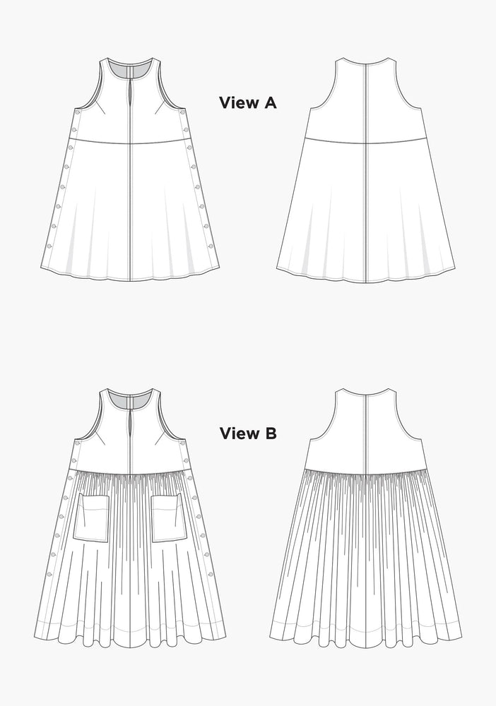 
                
                    Load image into Gallery viewer, AUSTIN DRESS • Pattern
                
            