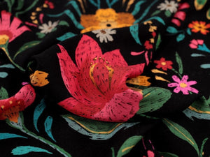 ECOVERO™ CREPE  • FLAVIA • Black  $52.00/metre