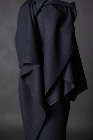 ITALIAN WOOL COATING • Dark Navy $98/metre