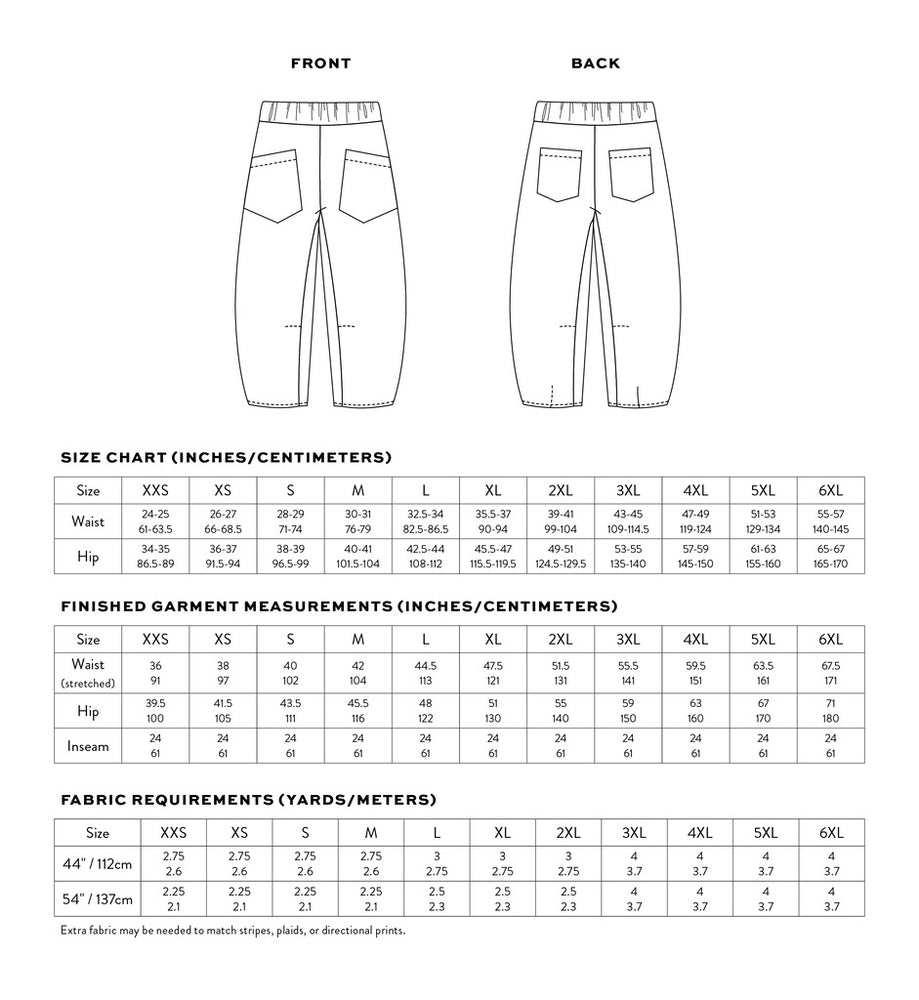 ARCHER WORK PANTS • PDF Pattern