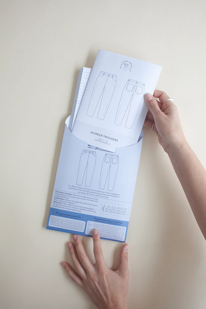 Workers Sewing Pattern THE MODERN SEWING CO • WORKERS TROUSERS • Paper Pattern • Pattern ...