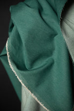 ORGANIC DENIM 10oz • Jade Green $65.00/metre