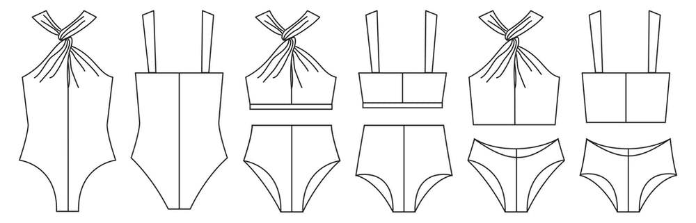 KAIA SWIMSUIT • Pattern