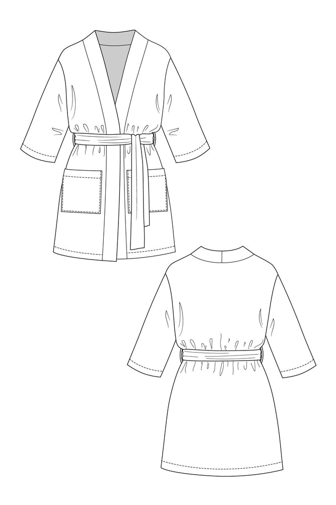 LAHJA UNISEX DRESSING GOWN • PDF Pattern