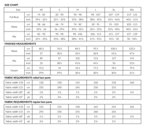 Olo Pant chart