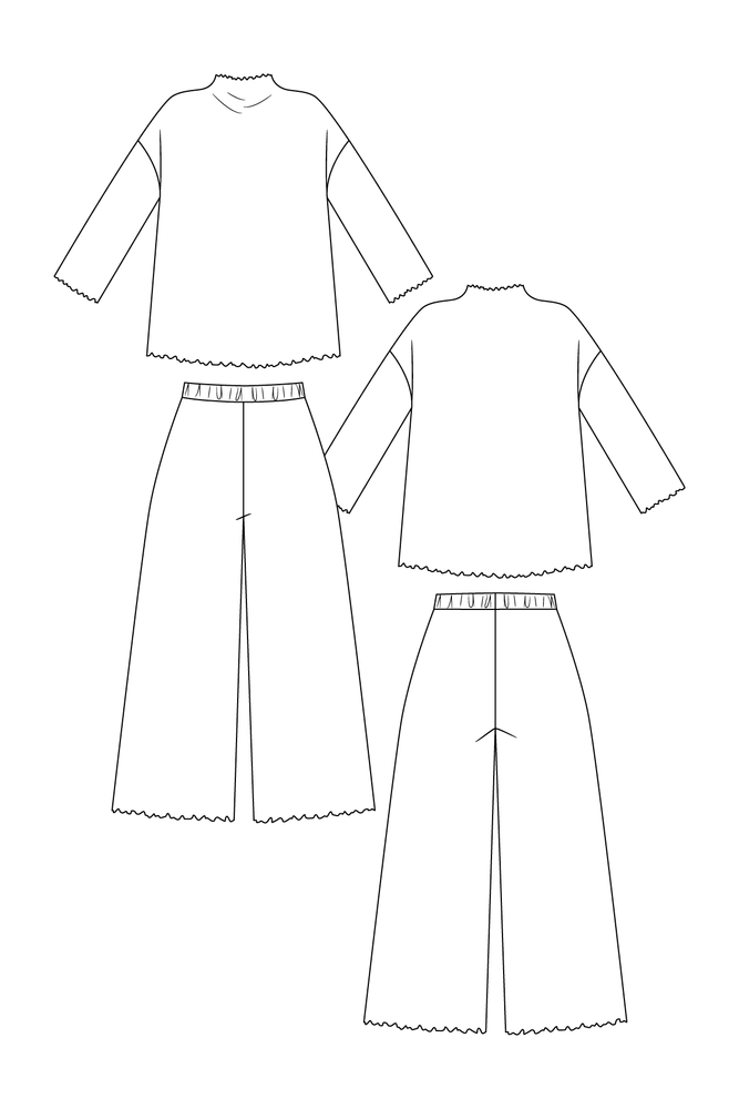 OLO TEE & PANTS SET • PDF Pattern