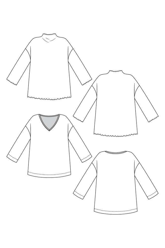 OLO TEE & PANTS SET • PDF Pattern