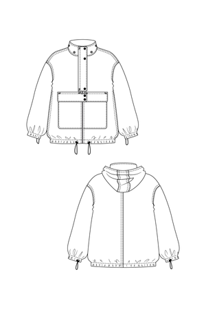 SIRKKA HOODED JACKET • PDF Pattern