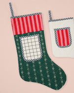 QUILTED POCKET STOCKING • PDF Pattern