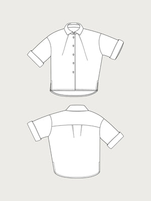 FRONT PLEAT SHIRT • Pattern