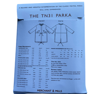 The TN31 Parka Fabric sewing pattern by Merchant & Mills