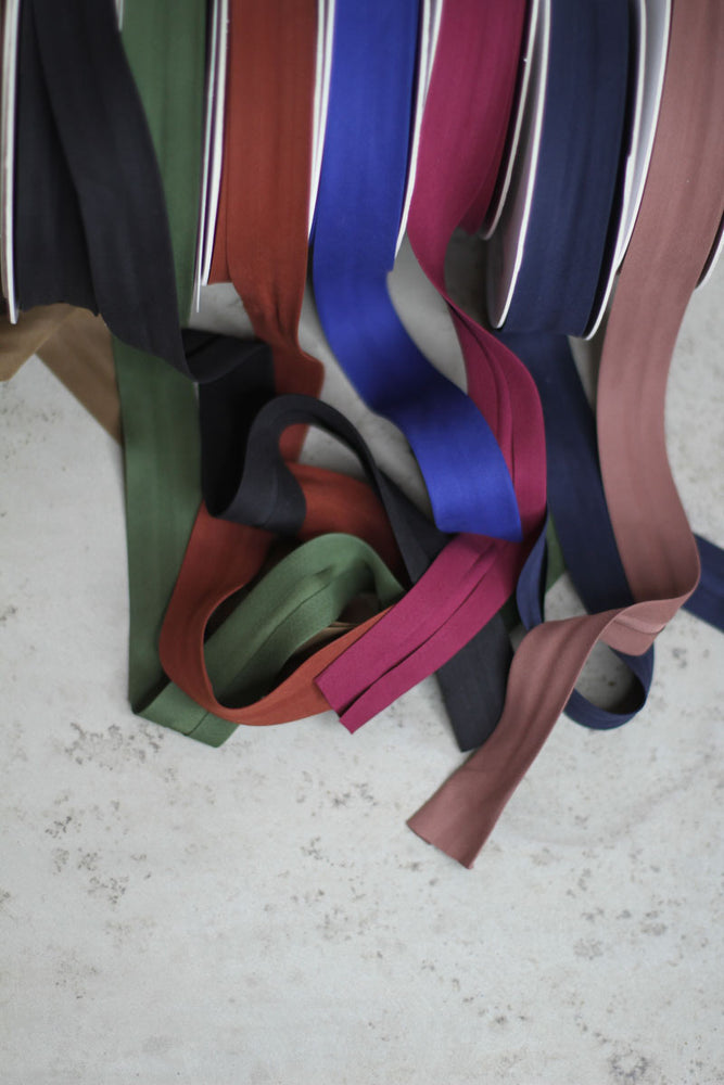 JORDAN • BIAS TAPE • Assorted colours $12.95/metre