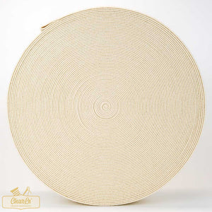 ORGANIC COTTON ELASTIC • Ecru 44mm • Segmented Light