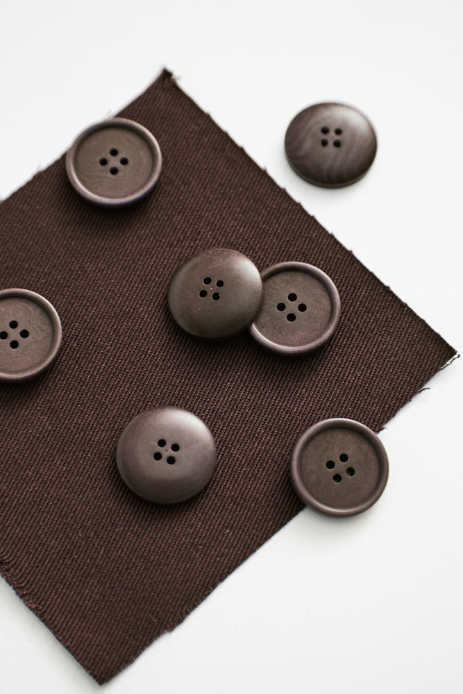 BLAZE COROZO BUTTONS • Umber • 20mm