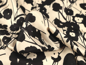 VISCOSE ECOVERO™ SATIN • BONNIE • Cream $42.00/metre