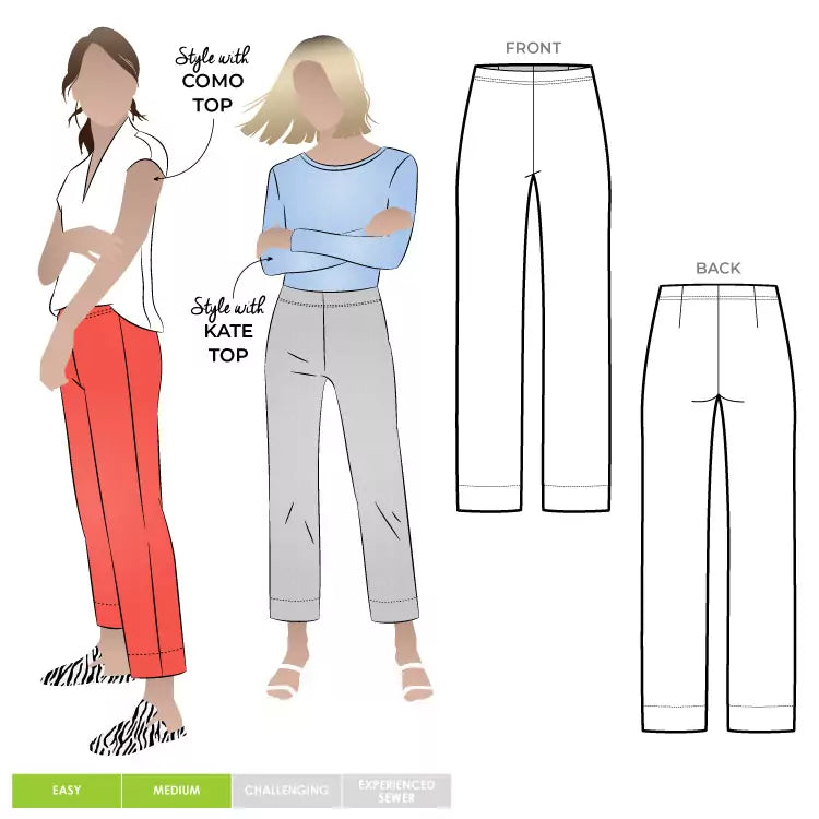 CHERYL STRETCH PANT • Pattern