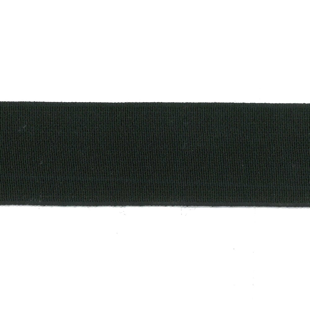 NON-ROLL ELASTIC • HIGH DENSITY • Black 32mm