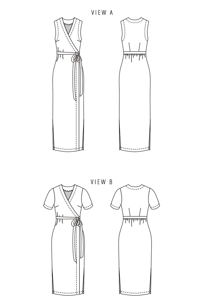HIGHLAND WRAP DRESS • Pattern