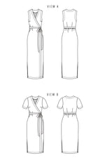 HIGHLAND WRAP DRESS • Pattern