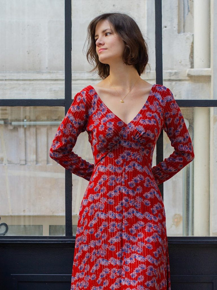 Lune Dress sewing pattern - long sleeve add on