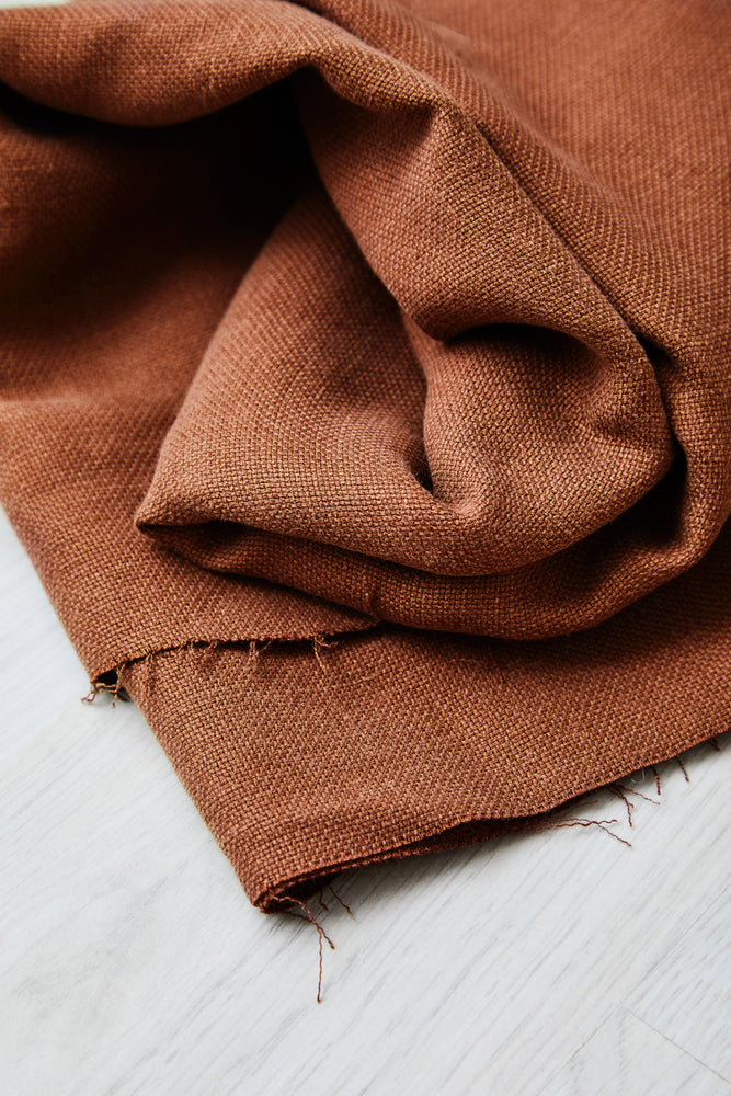 TENCEL™ LYOCELL/LINEN • MARA • Pecan $56.00/metre