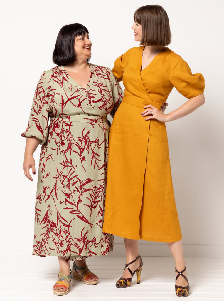 STYLE ARC • MILLICENT WRAP DRESS • PATTERN SCISSORS FROCK – Pattern ...