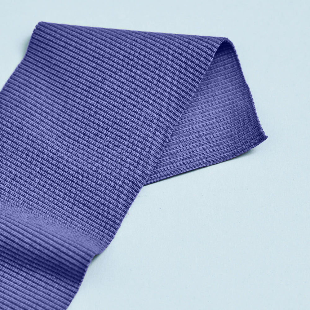 Organic Ribbing Pattern mind the MAKER® • ORGANIC RIBBING • Violet Blue $45.00/metre • Pattern ...