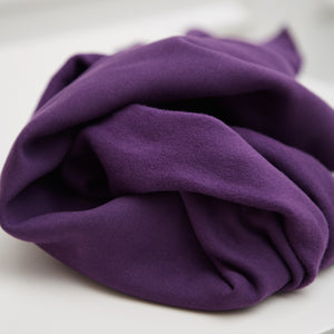 ORGANIC BRUSHED SWEAT KNIT • Plum $50/per metre