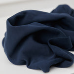 ORGANIC BRUSHED SWEAT KNIT • Indigo Night $50.00/metre