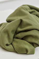ORGANIC BRUSHED SWEAT KNIT • Olive Green $50/per metre