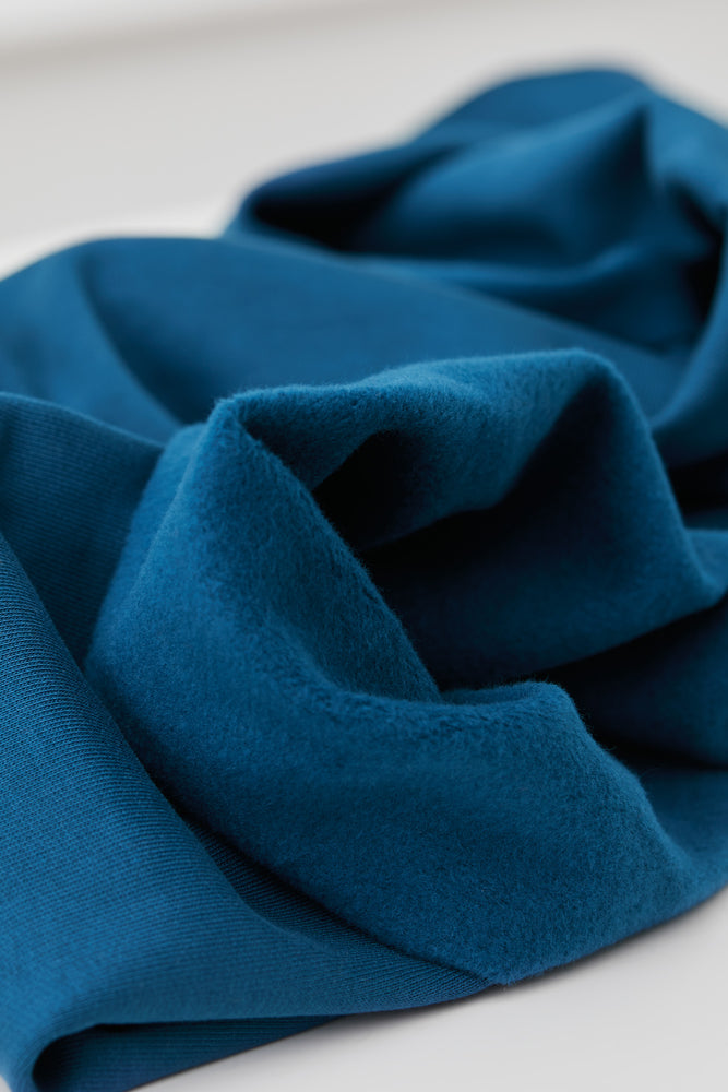 
                
                    Load image into Gallery viewer, ORGANIC BRUSHED SWEAT KNIT • Ocean $50/per metre
                
            