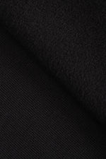 ORGANIC BRUSHED SWEAT KNIT • Black $50/per metre