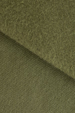 ORGANIC BRUSHED SWEAT KNIT • Olive Green $50/per metre