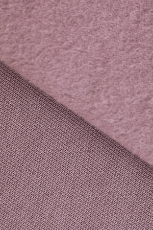 ORGANIC BRUSHED SWEAT KNIT • Lilac $50/per metre